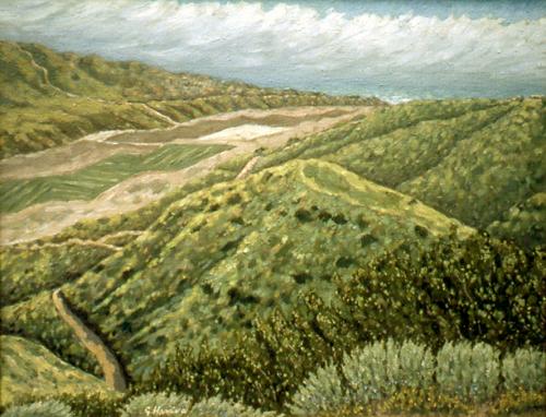 Southward to Trestles, 2001,Oil,20x30